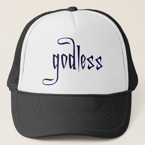 godless trucker hat