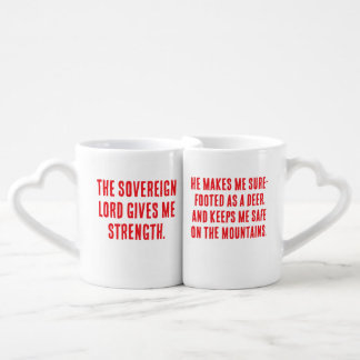 Godly Christian Couple Mug Set. Faith-Lovers' mug