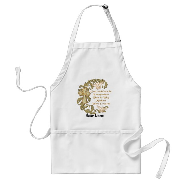 Godly Christian Mom  apron  (Front)
