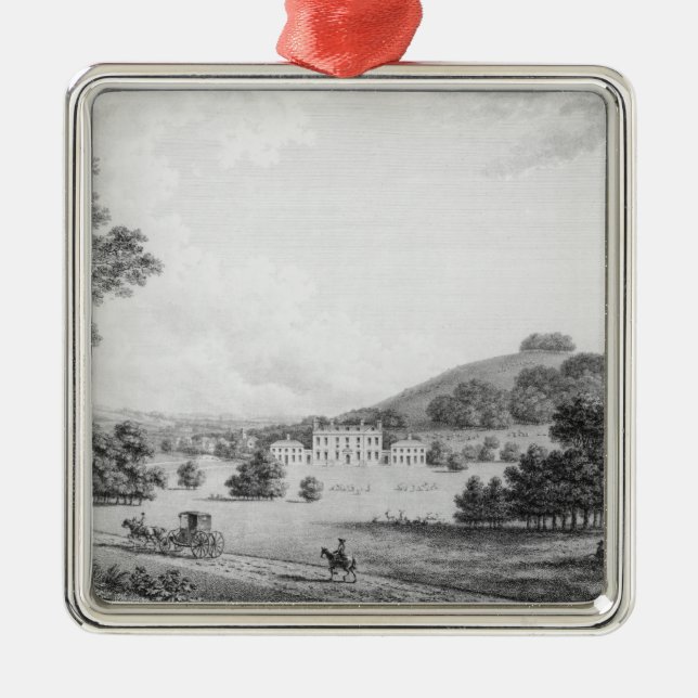 Godmersham Kent Park Metal Ornament (Front)
