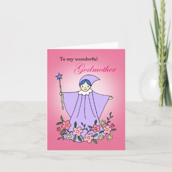 Godmother Appreciation Like A Mother Mothers Day   Card by MiKaArt at Zazzle