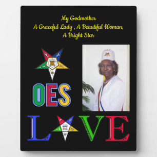 Godmother Eastern Star Photo plaque