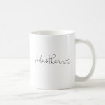 Godmother Est Script Mug<br><div class="desc">Godmother mug and allows you to enter in your established year!</div>