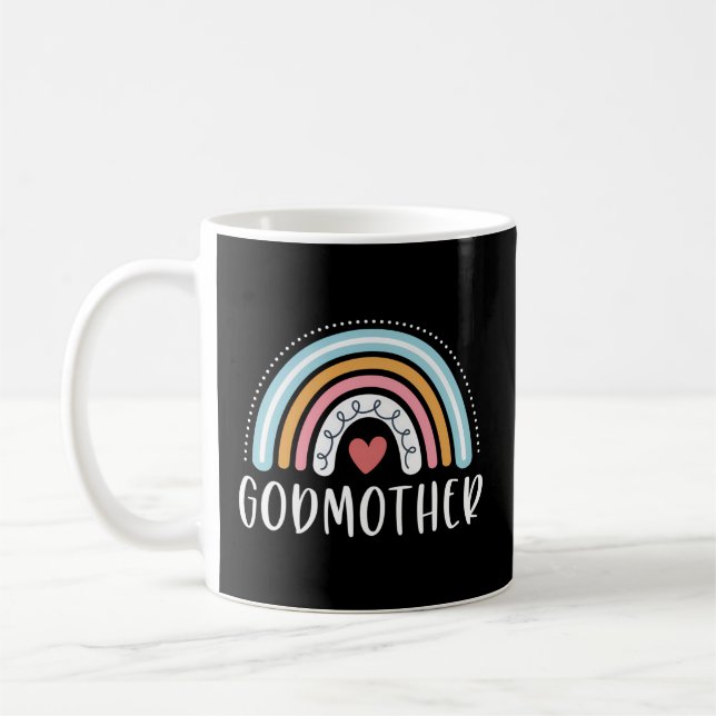 Godmother Family Rainbow Coffee Mug (Left)