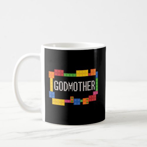 Godmother Funny Blocks Master Builder Brick Builde Coffee Mug