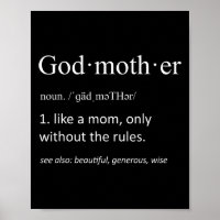 Godmother Funny Definition Grandma Mothers Day 