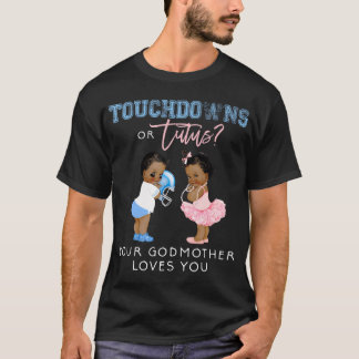 Godmother Gender Reveal Shirt Touchdown Tutu Baby