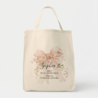 Godmother Gift First Communion Pink Bow Roses