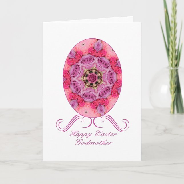Godmother Happy Easter Holiday Card (Front)