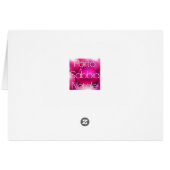 godmother Merry Christmas card (Back Horizontal)