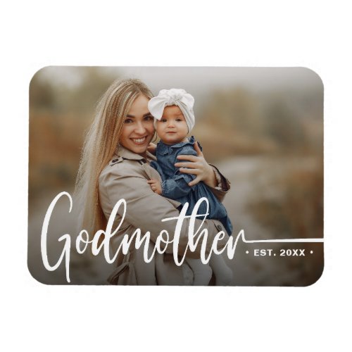 Godmother Modern Photo Keepsake  Magnet