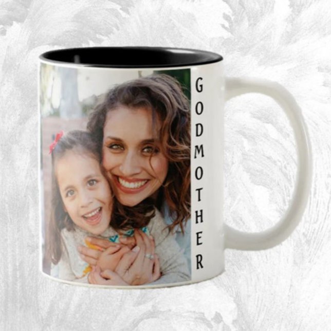 Godmother Mug! Sweet Photo  Two-Tone Coffee Mug (Creator Uploaded)