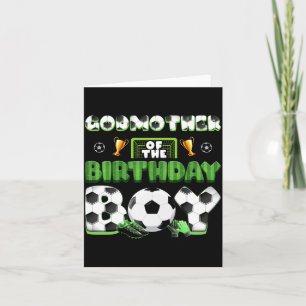 Godmother Of The Birthday Boy Soccer Group Family Card