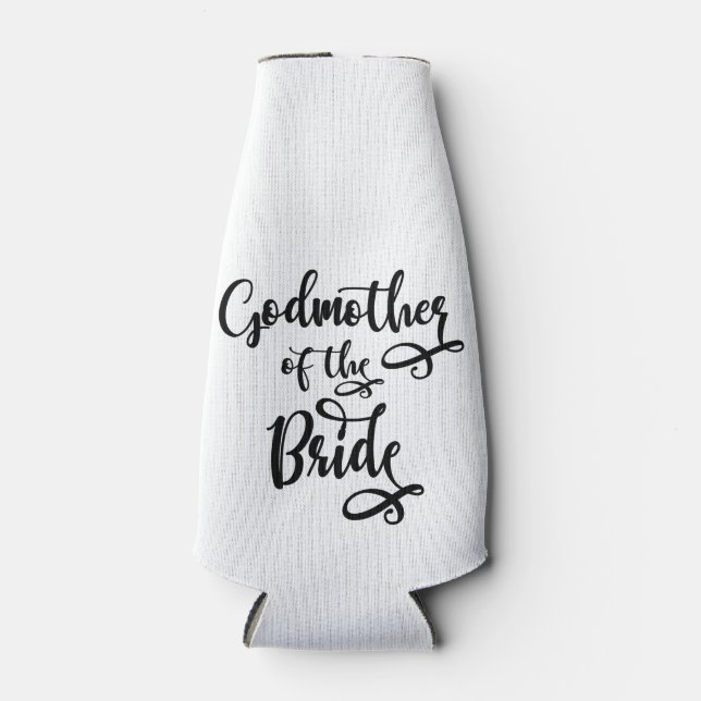 Godmother of the Bride Bottle Cooler (Front)