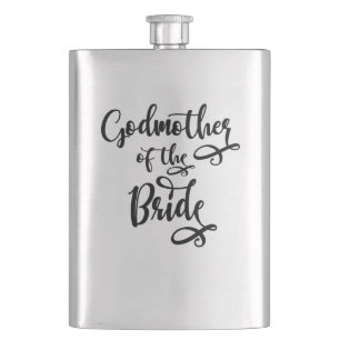 Godmother of the Bride Flask