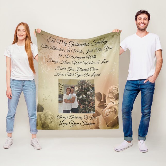 Godmother Personalize  Fleece Blanket (In Situ)