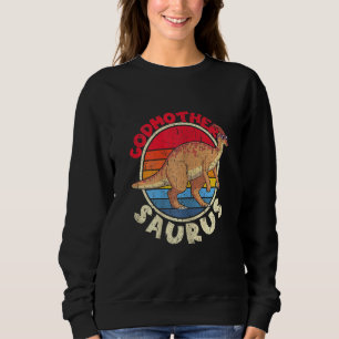 Godmother Saurus I Parasaurolophus I Family Matchi Sweatshirt
