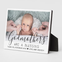Godmother Thank You Baptism or Christening Photo