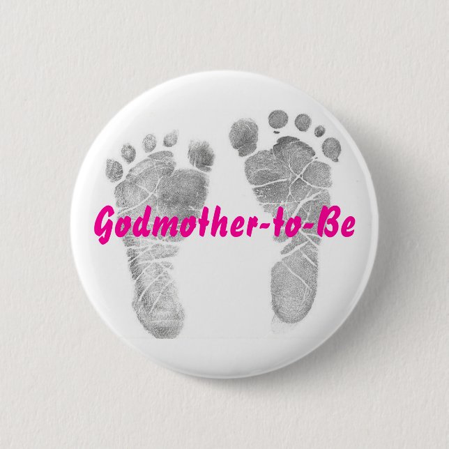 Godmother-to-Be Button (Front)