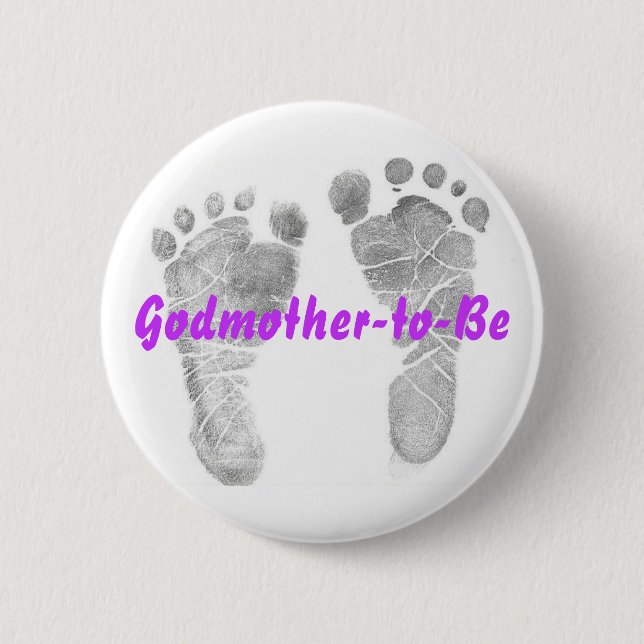 Godmother-to-Be Button (Front)