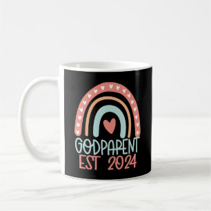 Godparent Funny Est 2024 Christening Baptism Coffee Mug
