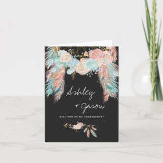 Godparent Proposal Card | Boho Dreamcatcher