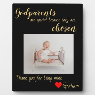 Godparents baptized plaque