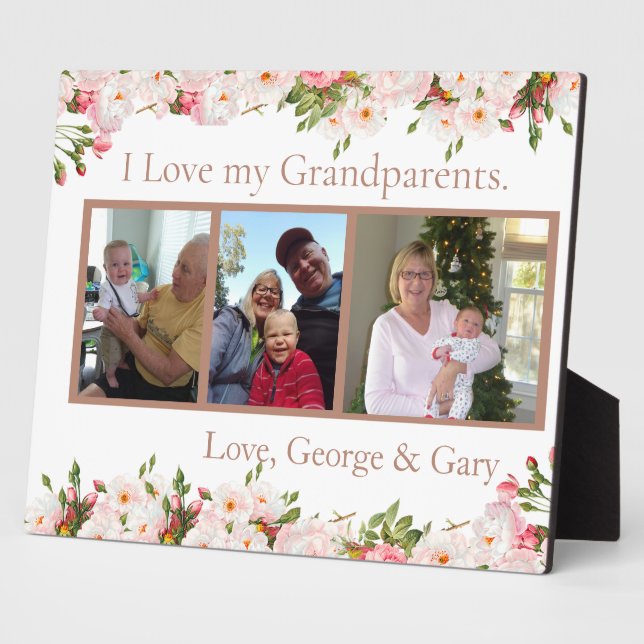 Godparents baptized plaque (Side)