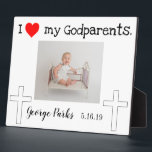 Godparents baptized plaque<br><div class="desc">godparents</div>