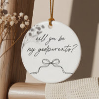 Godparents Handwritten Bow Proposal