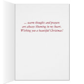 Godparents Poinsettia Seasons Greetings (Inside (Right))