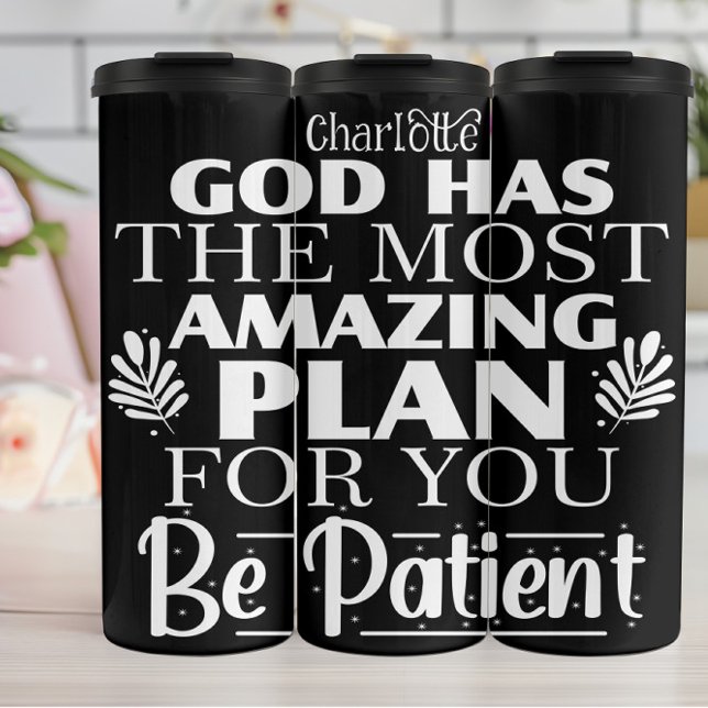 God's Amazing Plan Thermal Tumbler (Creator Uploaded)