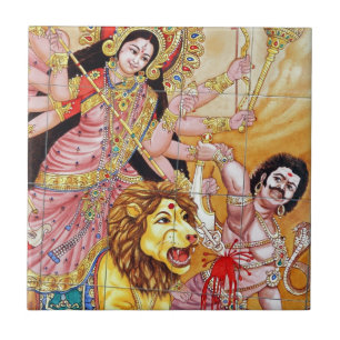 Gods and deities Hindu temple Ceramic Tile