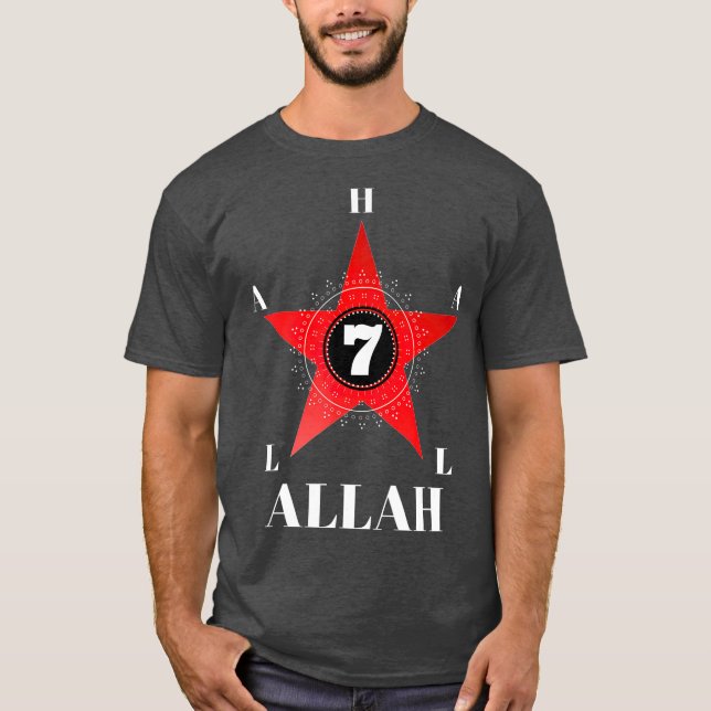 Gods and Earths  Occult Science Allah T-Shirt (Front)