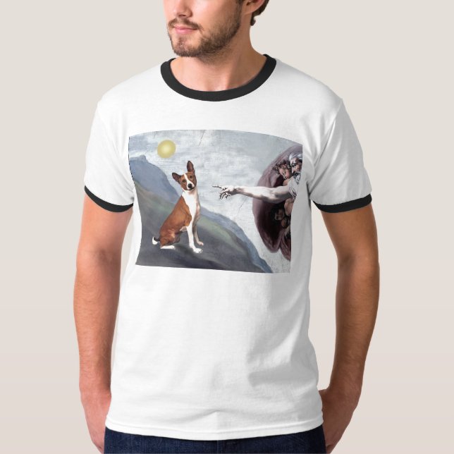 God's Basenji T-Shirt (Front)