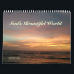 God's Beautiful World #1 Calendar<br><div class="desc">We see the beauty every day - glorious and a gift beyond measure.  Bible quotes for each image are reminders of the county we receive every day.</div>