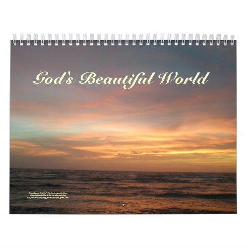 Gods Beautiful World 1 Calendar
