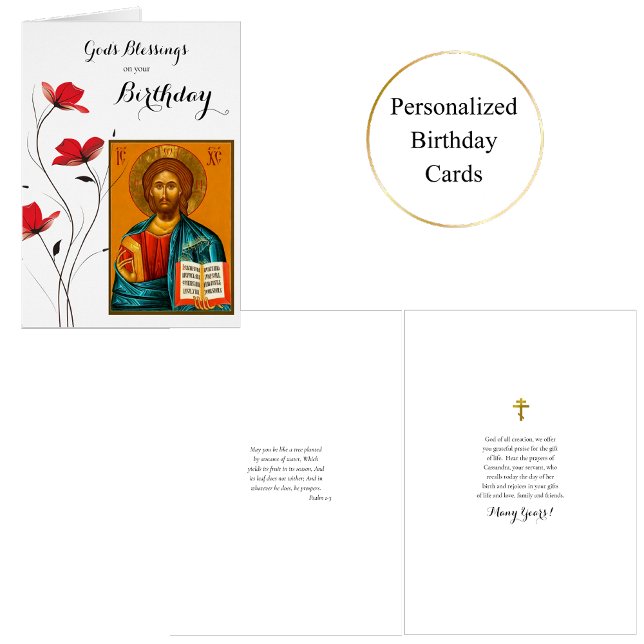 God's Blessing Birthday Orthodox Christian (Creator Uploaded)