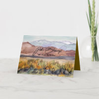God's Blessings On Your Birthday Desert Mountains