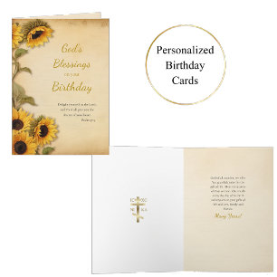 God's Blessings on Your Birthday Orthodox Card