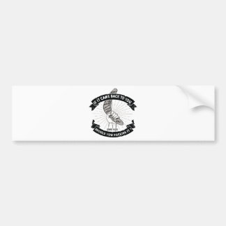 Gods Boomerang Bumper Sticker