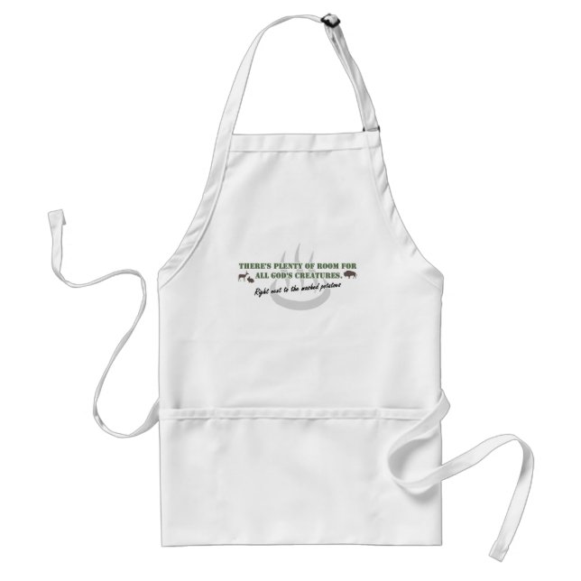 GOD'S BUFFET ADULT APRON (Front)