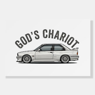 God's Chariot BMW E30 M3 T-Shirt | Classic E30 M3 Foam Board
