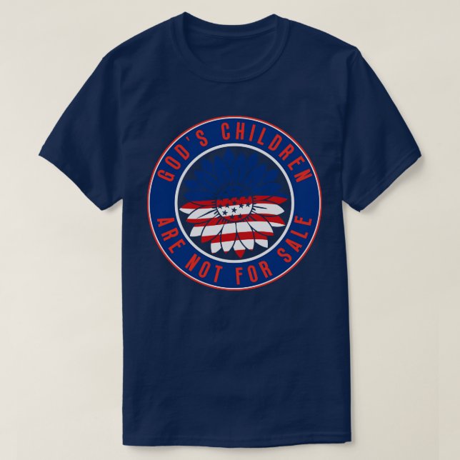Gods Children Are Not For Sale 20 T-Shirt (Design Front)
