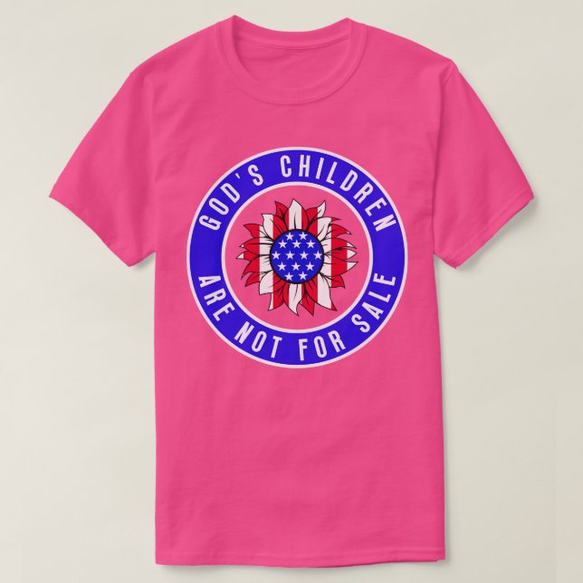 Gods Children Are Not For Sale 2 T-Shirt (Design Front)
