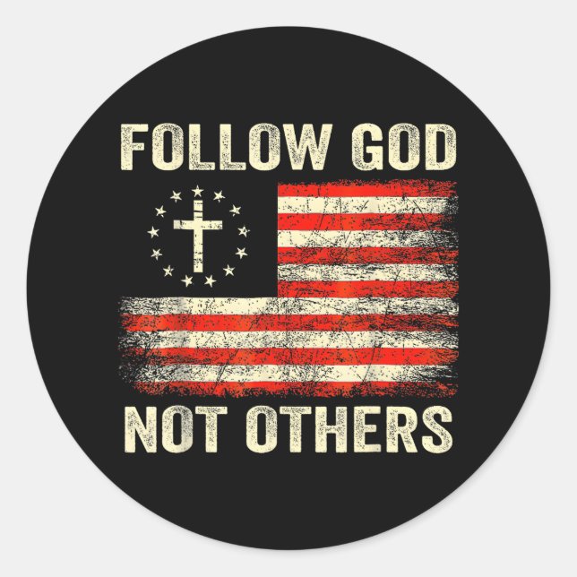 God's Children Are Not For Sale Christian Jesus Classic Round Sticker (Front)