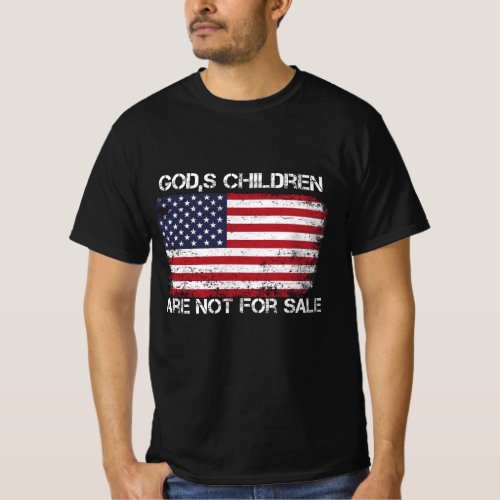 Gods Children Are Not For Sale funny Quote Gods  T_Shirt