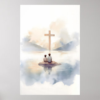 God's Children, Digital Print, Child's Gift Poster