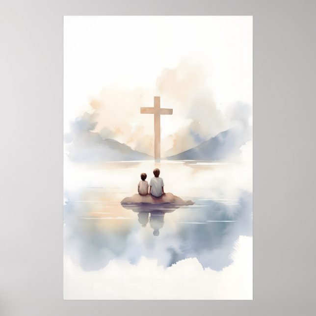 God's Children, Digital Print, Child's Gift Poster (Front)