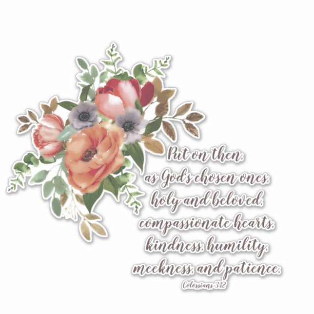 God's chosen ones sticker (Front)